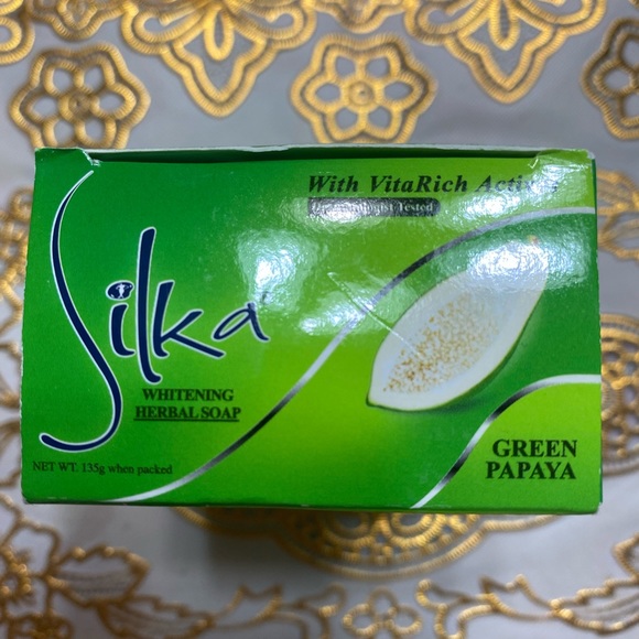 🌸SOLD🌸NEW SILKA WHITENING HERBAL GREEN PAPAYA SOAP - Picture 6 of 12